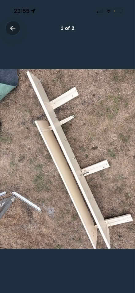 Photo of free 2 wooden shelves (Sheringham NR26) #1