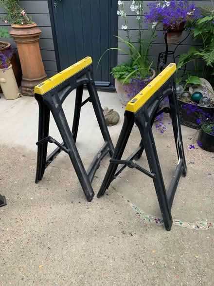 Photo of free Two folding trestle legs (Letchworth SG6) #1