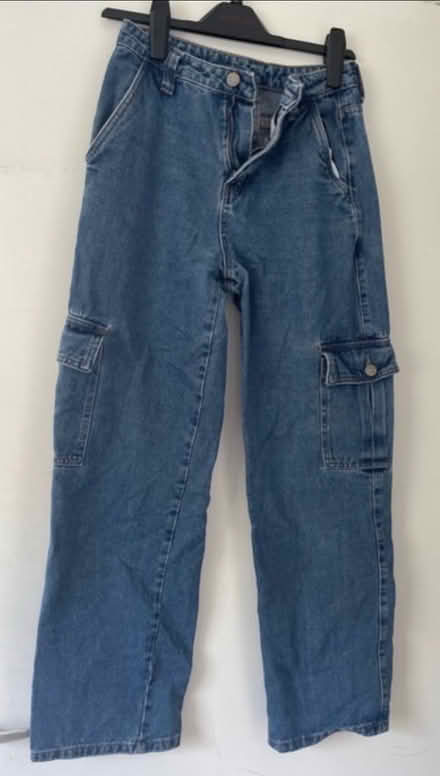 Photo of free Blue Denim Cargo Trousers XS (Hungerford Rd N7) #1
