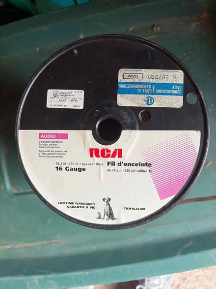 Photo of free Speaker wire (Ellesmere and Orton Park) #1