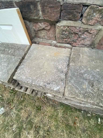 Photo of free 100 Used pavers 450x450x32 (L14 Knotty Ash) #2