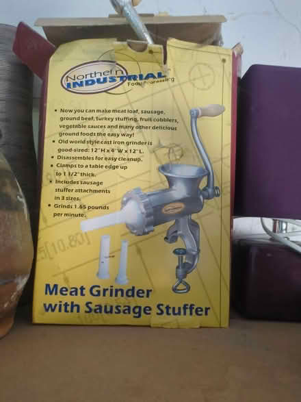 Photo of free Meat grinder and sausage stuffer! (Baldslow TN37) #1
