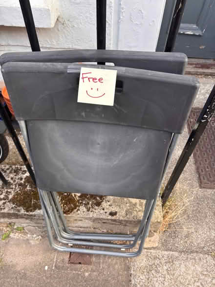 Photo of free Two outdoor chairs (Ravenscourt Park W6) #2