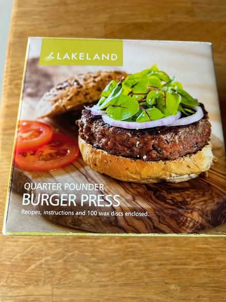 Photo of free Burger press (Thatcham RG18) #1