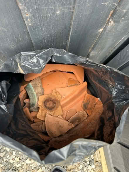 Photo of free Broken pot pieces & stones (Holbeach PE12) #1
