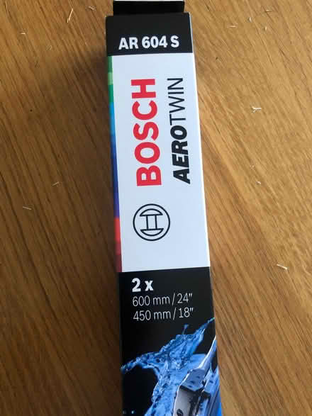 Photo of free Bosch front wiper blades (AR 604 S) (2 mi from Chipping Norton OX7) #2