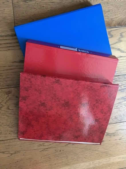 Photo of free 2 ring files (Woking GU21) #1