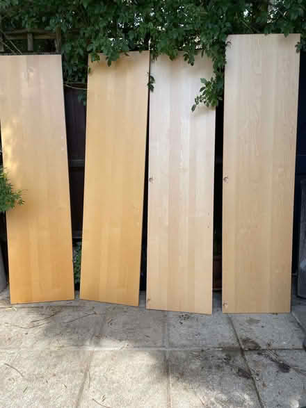 Photo of free 4 Ikea wardrobe doors 194.5cm X 49.5cm X 1.75cm (Eastcote HA4) #1