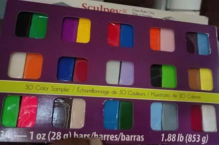 Photo of free Art: Assorted sculpey clay lyools (Montclair) #3