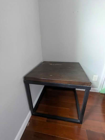Photo of free Square side table with metal legs (Revere) #2