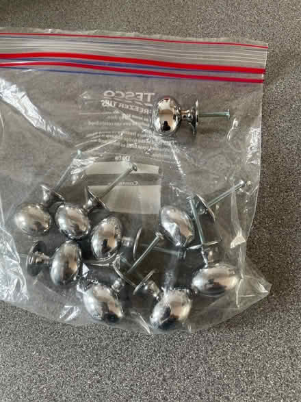 Photo of free 9 silver oval handles (Chessington KT9) #1