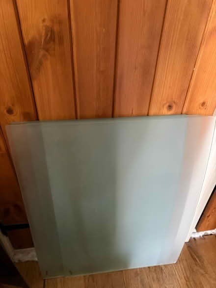 Photo of free Metal and glass shelving unit (MK5 Loughton) #2