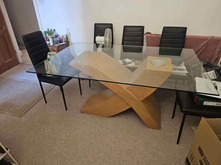 Photo of free Dining room table with 6 chairs (Tivoli GL50) #1