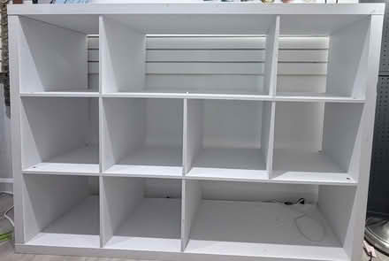 Photo of free 2 white cubbies (Clayton) #2