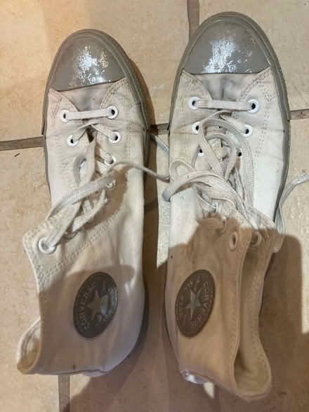 Photo of free White Converse size 11 (Iffley Road OX4) #2