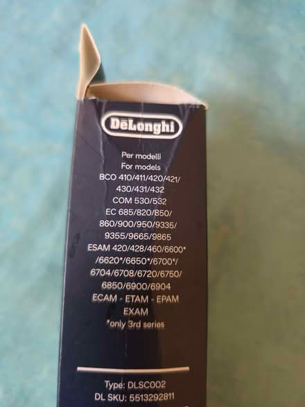 Photo of free DeLonghi water filter (Rushmere IP4) #2