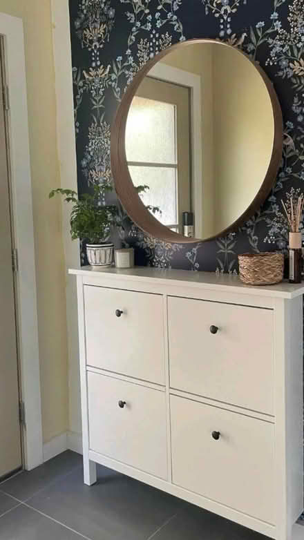Photo of free Ikea Hemnes White Shoe Cabinet (Prestwich M25) #1
