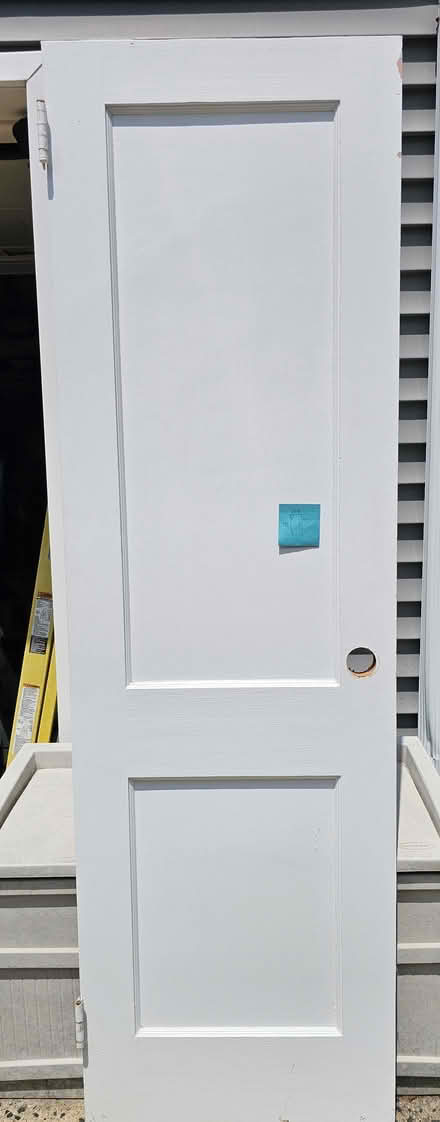 Photo of free Six solid wood panel interior doors (North Tinton Falls by Lincroft) #2