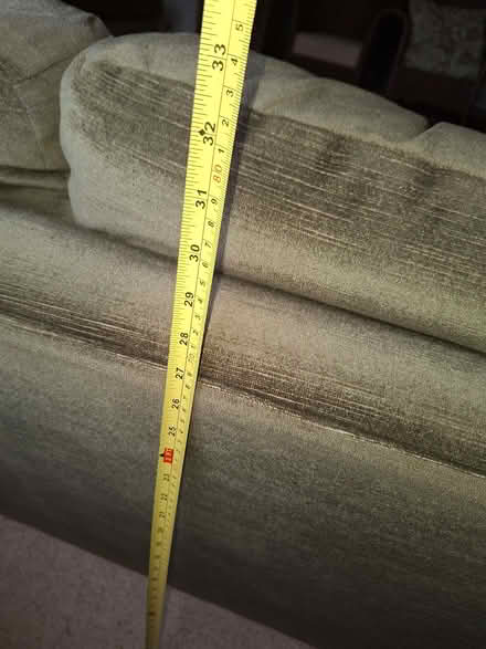 Photo of free green draylon 3 piece suite. 3 seater, 2 seater 1 chair (Meole Brace SY3) #4
