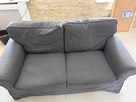 Photo of free Grey ikea sofa with removable cover (East Northamptonshire PE8) #2