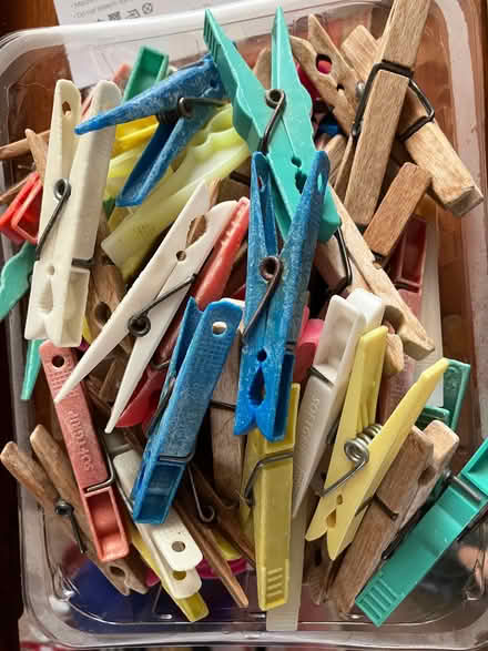 Photo of free Lots of clothes pegs. Used (Rothley LE7) #1
