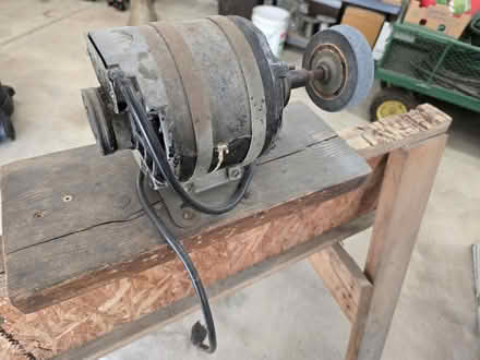 Photo of free Saw Horse with Grinder (North Good Samaritan Hospital) #1