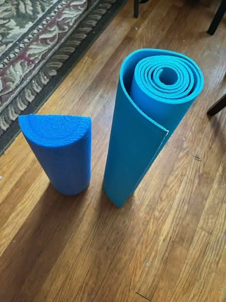 Photo of free Yoga mat and half-round styrofoam (Medford-Fulton Heights) #1
