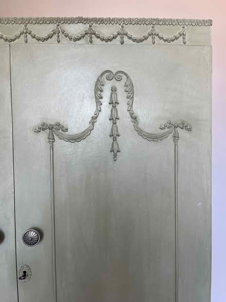 Photo of free Double wardrobe painted green (Coleford) #2