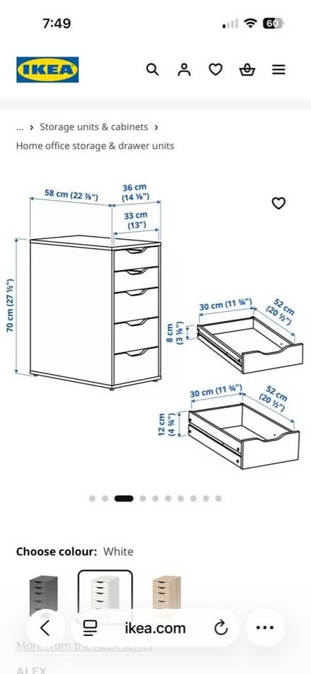 Photo of free Drawers Unit (South Kensington SW7) #2