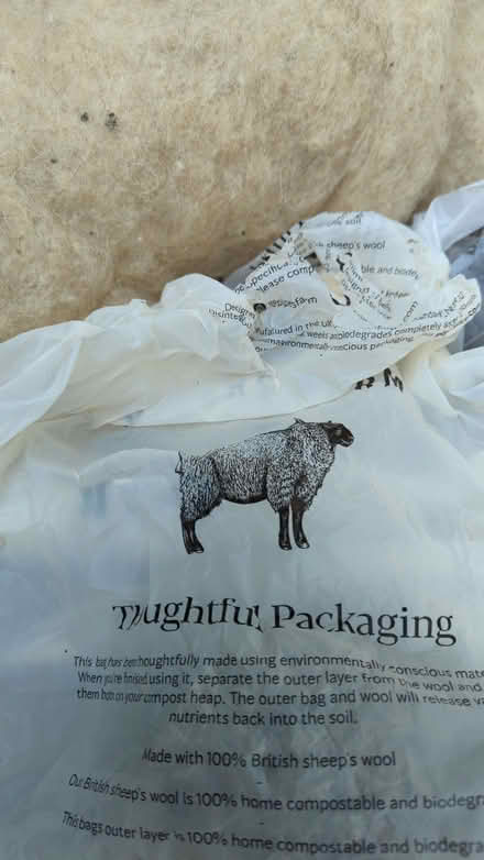 Photo of free Sheeps wool packaging (Easthampstead RG12) #1