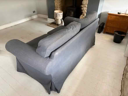 Photo of free Grey ikea sofa with removable cover (East Northamptonshire PE8) #4