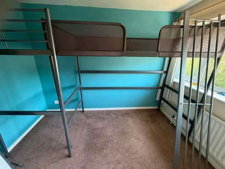 Photo of free Loft bed with mesh top (Tadley RG26) #3