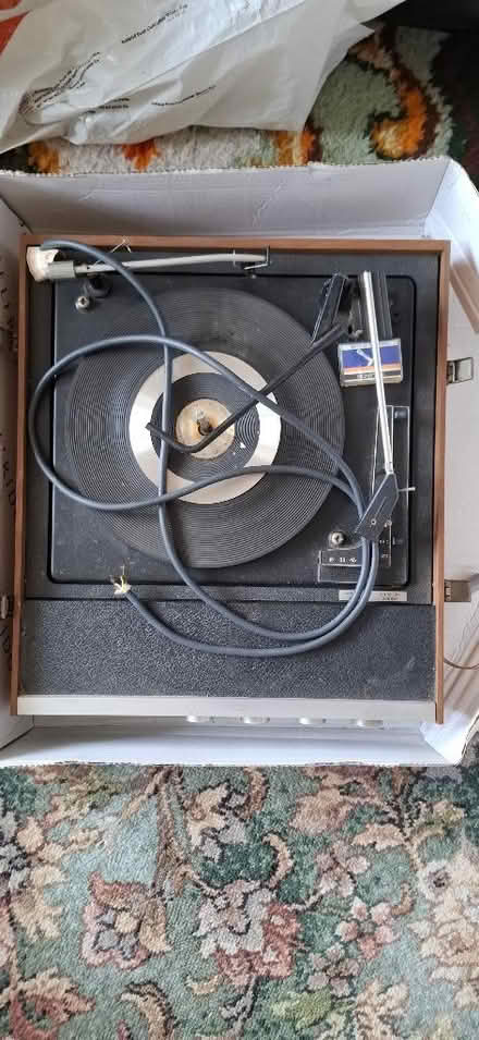 Photo of free HMV Turntable + Speakers (To Restore) (Harrogate HG1) #1