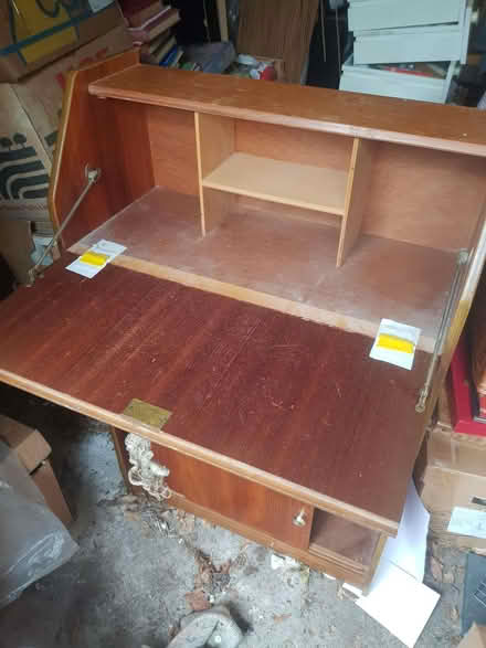 Photo of free Vintage fold down desk & bookcase cabinet (Timperley WA15) #2