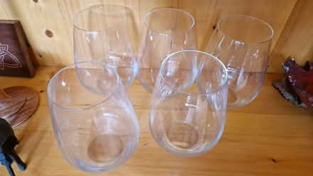 Photo of free 5 stemless wine glasses (Hailsham BN27) #1