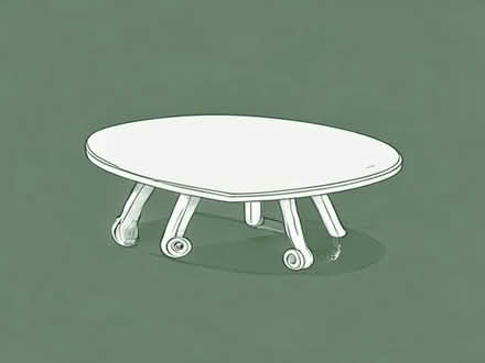 Photo of free Small coffee table on wheels (Ledbury HR8) #1