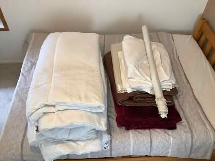 Photo of free Bed linen, and wood (Helsby WA6) #2
