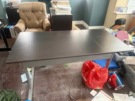 Photo of free Large Desk - Wood and Steel - John Lewis (Acton W5) #1