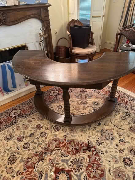 Photo of free Wooden desk (Leonia, nj) #1