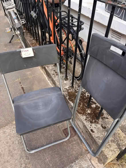 Photo of free Two outdoor chairs (Ravenscourt Park W6) #1