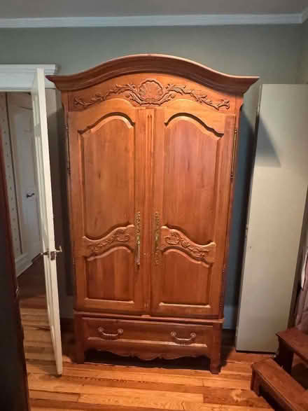 Photo of free Solid wood armoire (Leonia, nj) #1