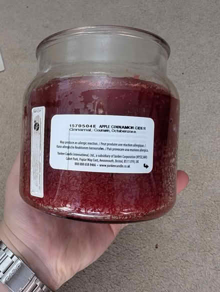 Photo of free Apple cinnamon cider yanke candle (Cranham Gate GL3) #2