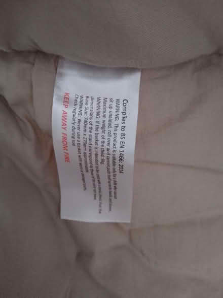 Photo of free Claire de lune bedside crib, green (Vale of White Horse SN7) #4