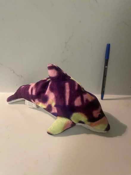 Photo of free Purple plush dolphin (Bayview/highway 7) #1