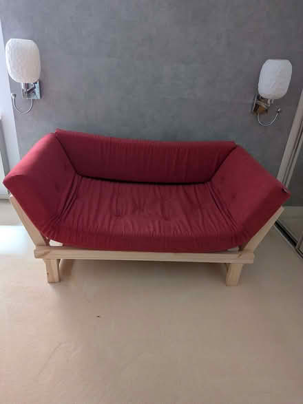 Photo of free Sofa bed, single red, from futon company (City Centre NR3) #1