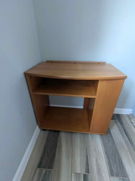 Photo of free Wood office cart on wheels (Revere) #1