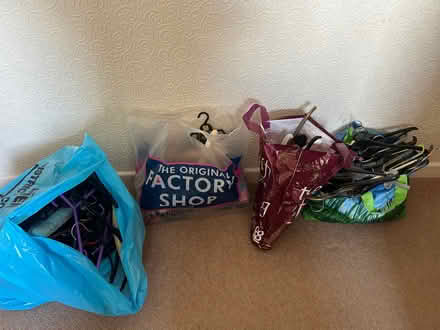 Photo of free Bags of Clothes Hangers (Penrith CA11) #1