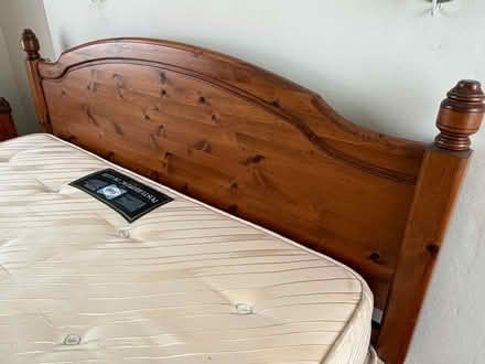 Photo of free King size bed and headboard (Llandeilo SA19) #3