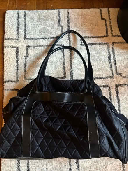 Photo of free Black Quilted Travel Bag (Rego Park) #1