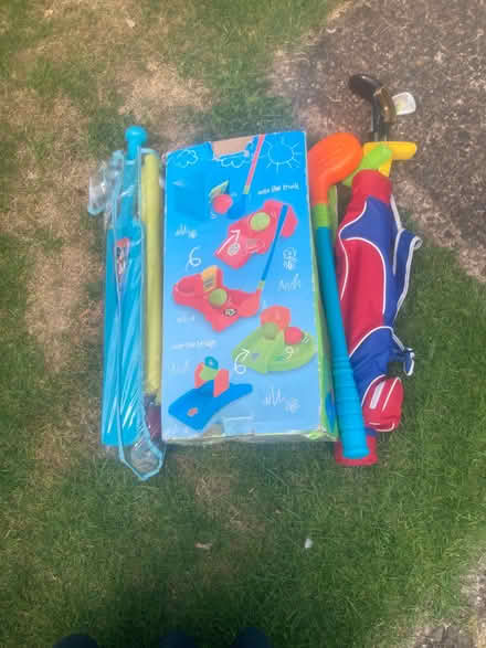 Photo of free Toy golf sets and cricket set (Greystoke CA11) #1